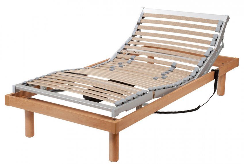 Cama eléctrica de madera